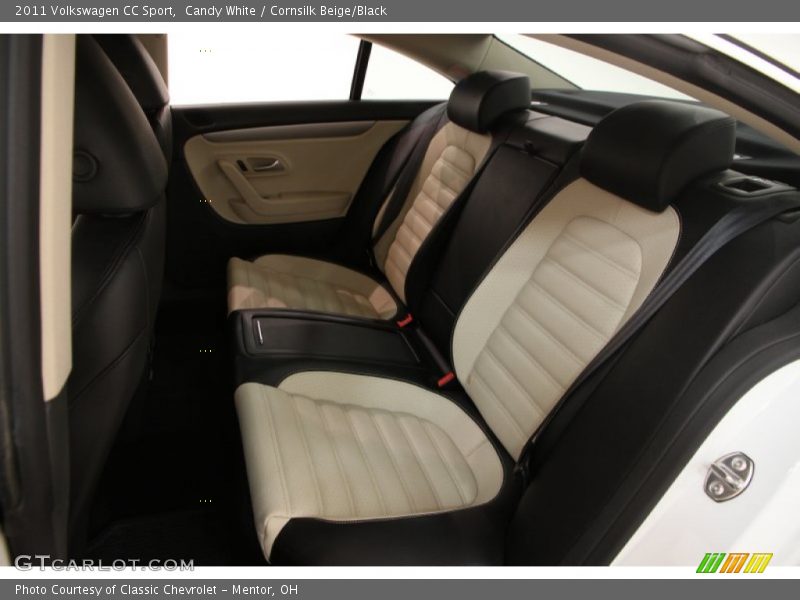Candy White / Cornsilk Beige/Black 2011 Volkswagen CC Sport