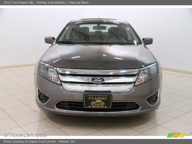 Sterling Grey Metallic / Charcoal Black 2012 Ford Fusion SEL