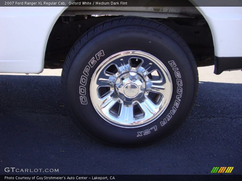 Oxford White / Medium Dark Flint 2007 Ford Ranger XL Regular Cab
