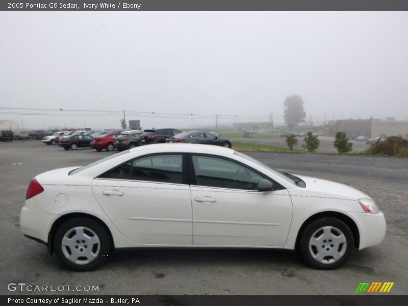 Ivory White / Ebony 2005 Pontiac G6 Sedan