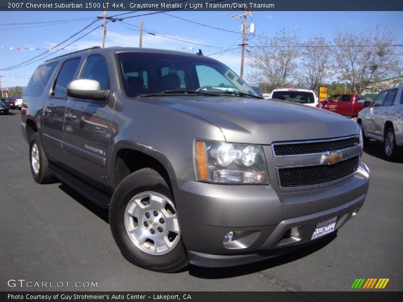 Graystone Metallic / Light Titanium/Dark Titanium 2007 Chevrolet Suburban 1500 LT 4x4