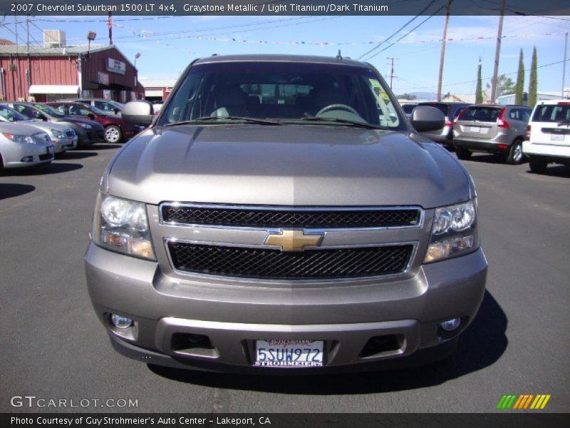 Graystone Metallic / Light Titanium/Dark Titanium 2007 Chevrolet Suburban 1500 LT 4x4