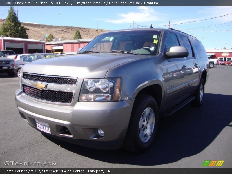 Graystone Metallic / Light Titanium/Dark Titanium 2007 Chevrolet Suburban 1500 LT 4x4