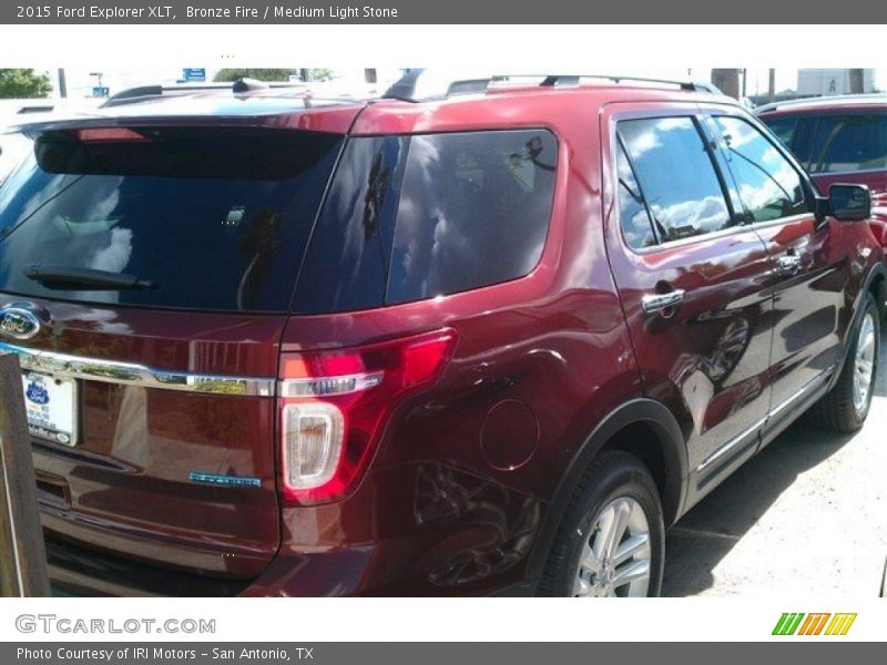 Bronze Fire / Medium Light Stone 2015 Ford Explorer XLT
