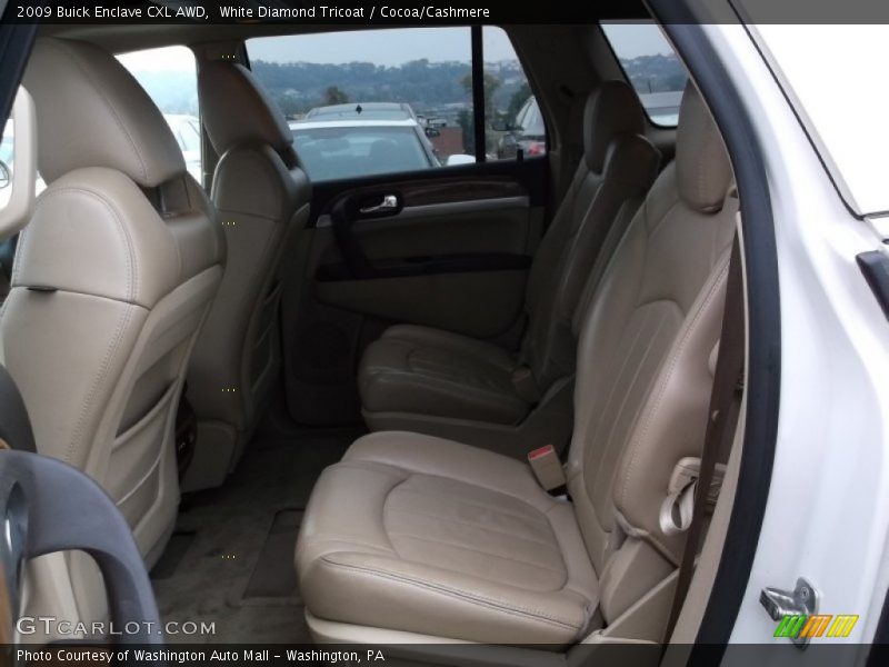 White Diamond Tricoat / Cocoa/Cashmere 2009 Buick Enclave CXL AWD