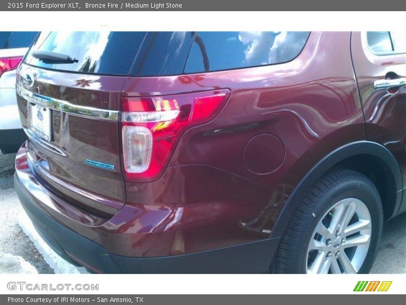 Bronze Fire / Medium Light Stone 2015 Ford Explorer XLT