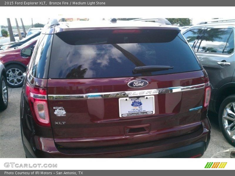 Bronze Fire / Medium Light Stone 2015 Ford Explorer XLT