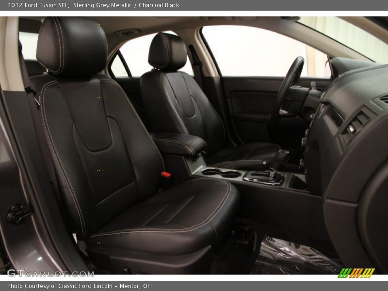 Sterling Grey Metallic / Charcoal Black 2012 Ford Fusion SEL