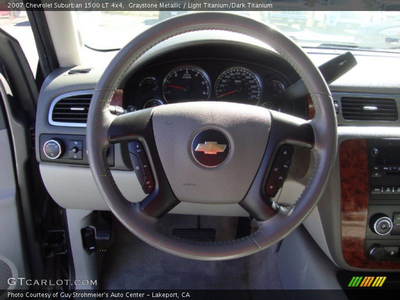 Graystone Metallic / Light Titanium/Dark Titanium 2007 Chevrolet Suburban 1500 LT 4x4
