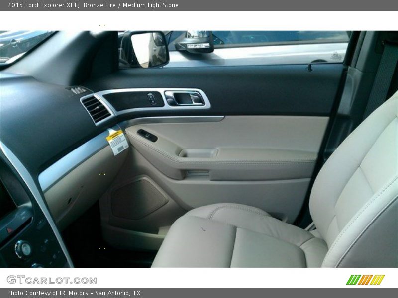 Bronze Fire / Medium Light Stone 2015 Ford Explorer XLT