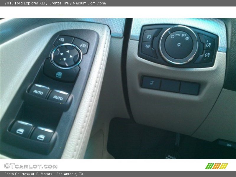 Bronze Fire / Medium Light Stone 2015 Ford Explorer XLT