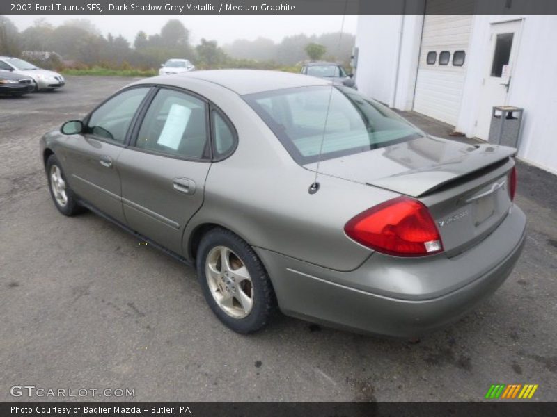 Dark Shadow Grey Metallic / Medium Graphite 2003 Ford Taurus SES