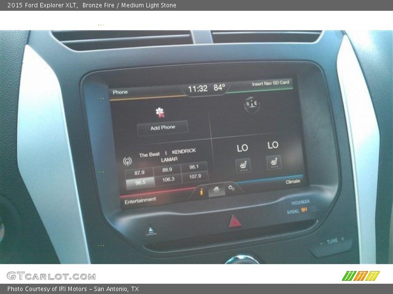 Bronze Fire / Medium Light Stone 2015 Ford Explorer XLT