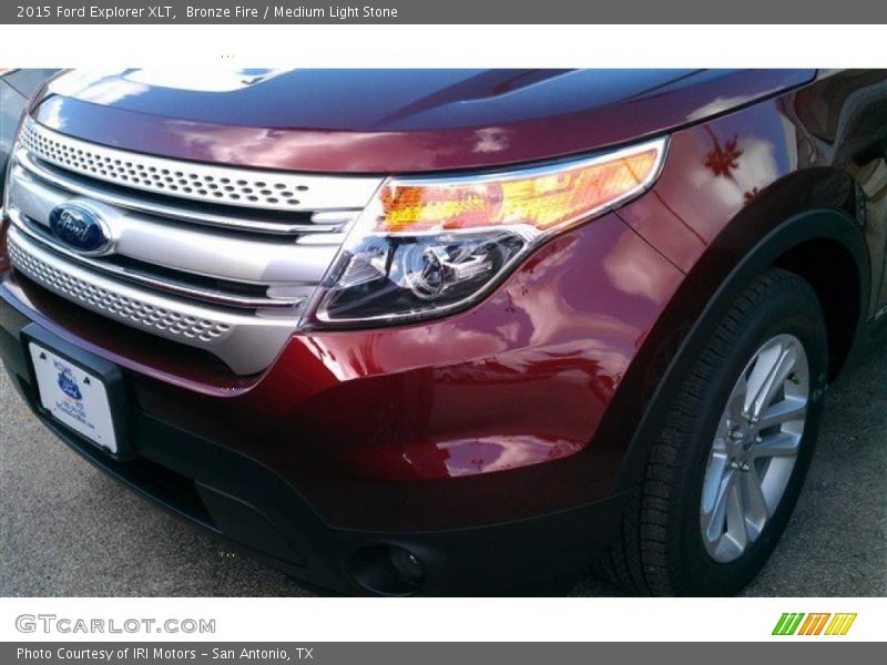 Bronze Fire / Medium Light Stone 2015 Ford Explorer XLT