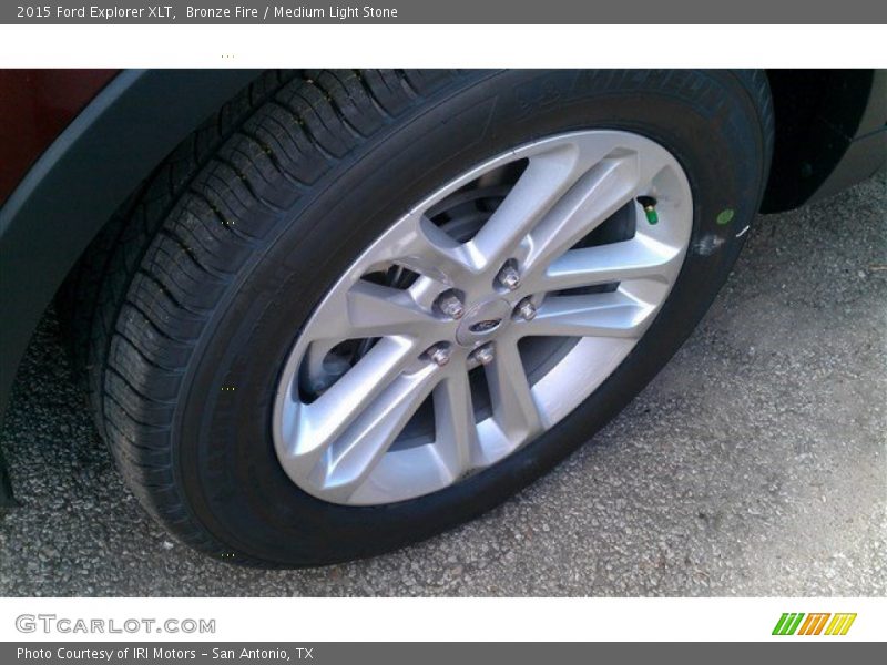 Bronze Fire / Medium Light Stone 2015 Ford Explorer XLT
