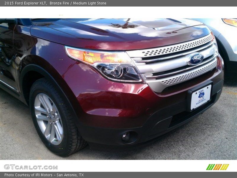 Bronze Fire / Medium Light Stone 2015 Ford Explorer XLT