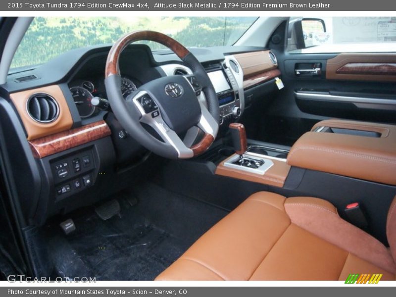 1794 Edition Premium Brown Leather Interior - 2015 Tundra 1794 Edition CrewMax 4x4 