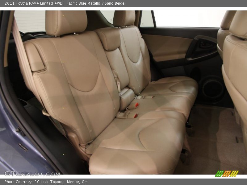 Pacific Blue Metallic / Sand Beige 2011 Toyota RAV4 Limited 4WD