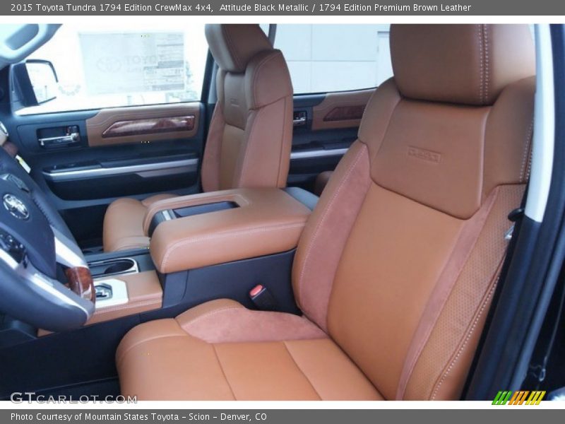 Front Seat of 2015 Tundra 1794 Edition CrewMax 4x4