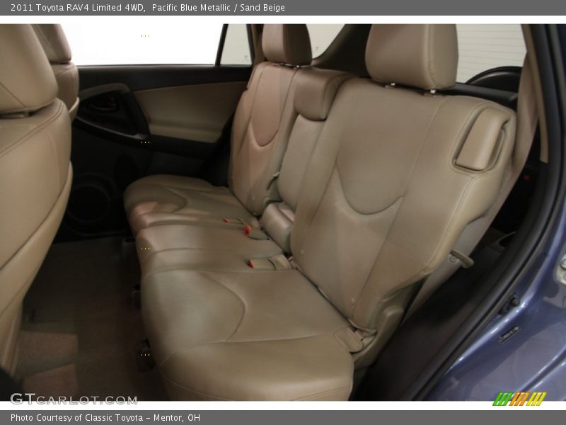 Pacific Blue Metallic / Sand Beige 2011 Toyota RAV4 Limited 4WD