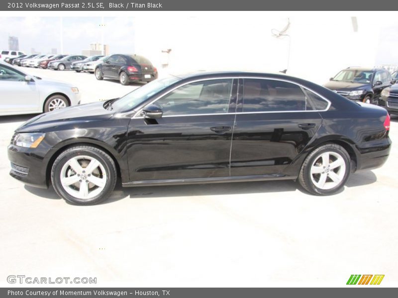 Black / Titan Black 2012 Volkswagen Passat 2.5L SE