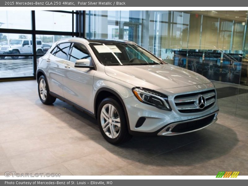 Polar Silver Metallic / Black 2015 Mercedes-Benz GLA 250 4Matic
