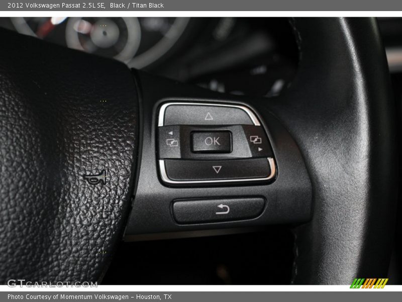 Black / Titan Black 2012 Volkswagen Passat 2.5L SE