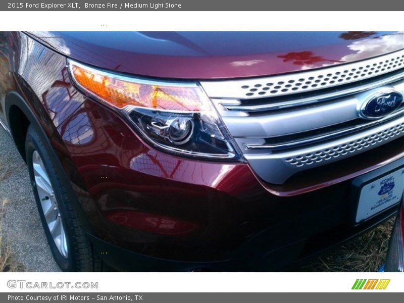 Bronze Fire / Medium Light Stone 2015 Ford Explorer XLT