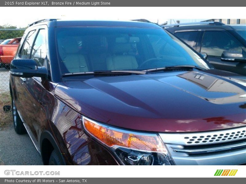 Bronze Fire / Medium Light Stone 2015 Ford Explorer XLT