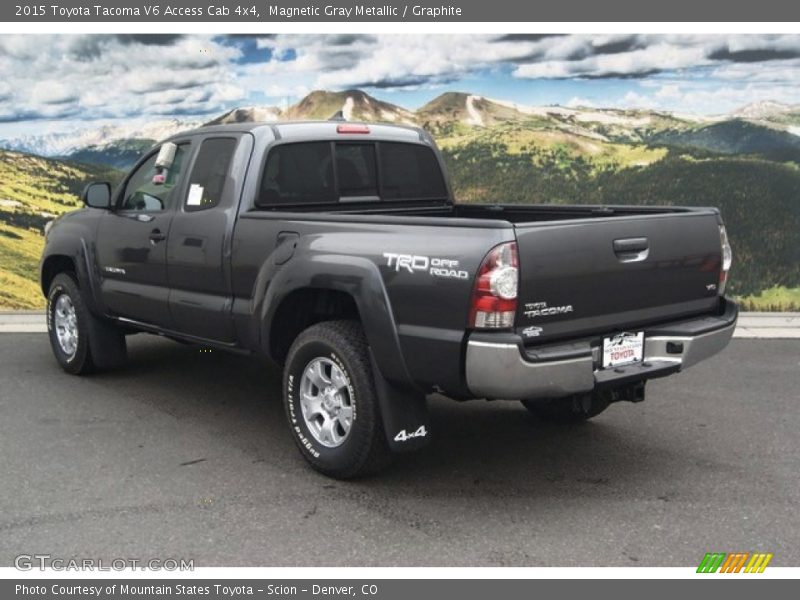 Magnetic Gray Metallic / Graphite 2015 Toyota Tacoma V6 Access Cab 4x4