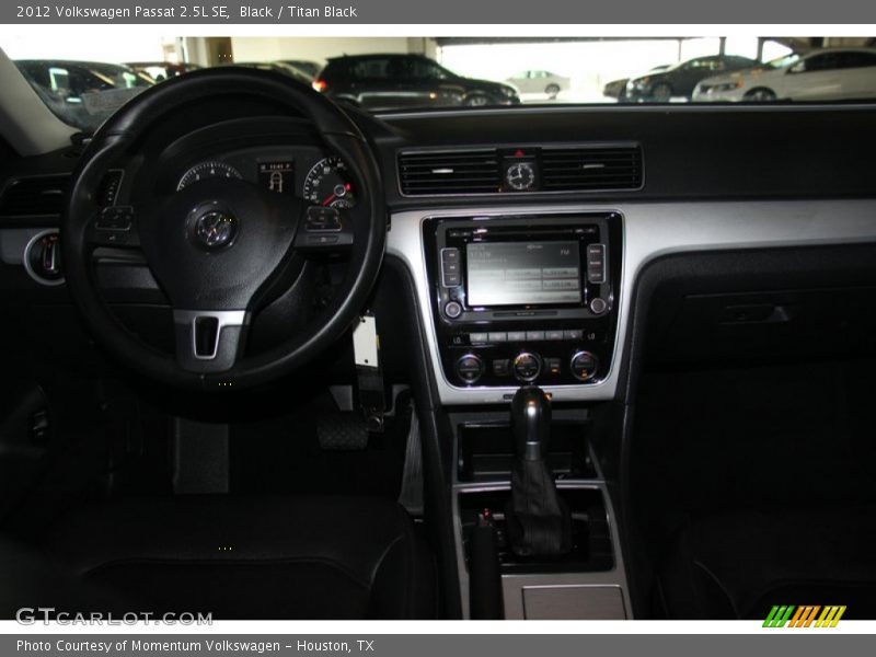 Black / Titan Black 2012 Volkswagen Passat 2.5L SE
