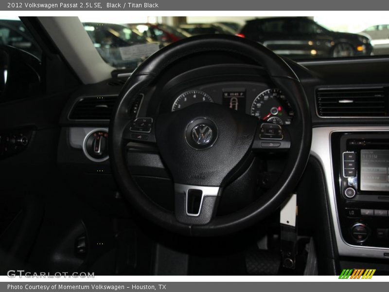 Black / Titan Black 2012 Volkswagen Passat 2.5L SE