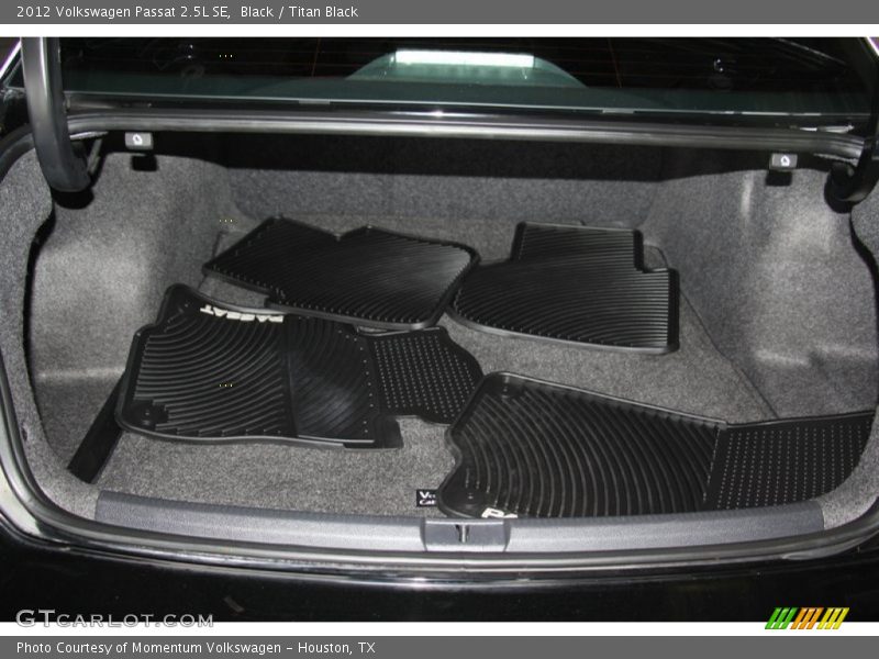 Black / Titan Black 2012 Volkswagen Passat 2.5L SE