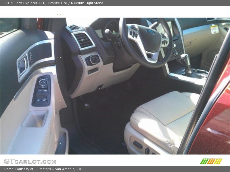 Bronze Fire / Medium Light Stone 2015 Ford Explorer XLT
