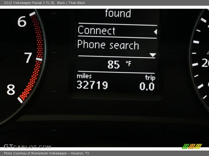 Black / Titan Black 2012 Volkswagen Passat 2.5L SE