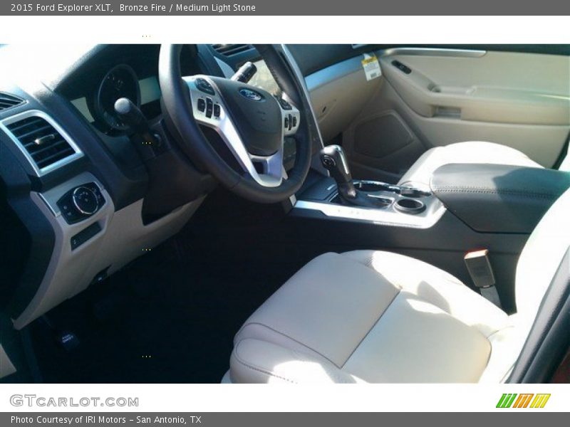 Bronze Fire / Medium Light Stone 2015 Ford Explorer XLT