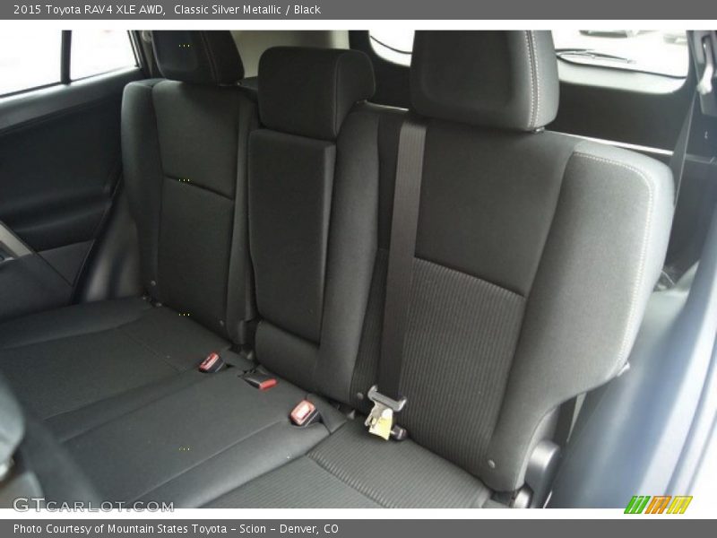 Classic Silver Metallic / Black 2015 Toyota RAV4 XLE AWD