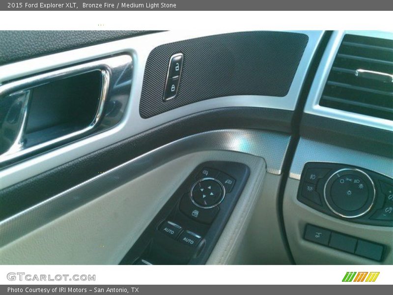 Bronze Fire / Medium Light Stone 2015 Ford Explorer XLT
