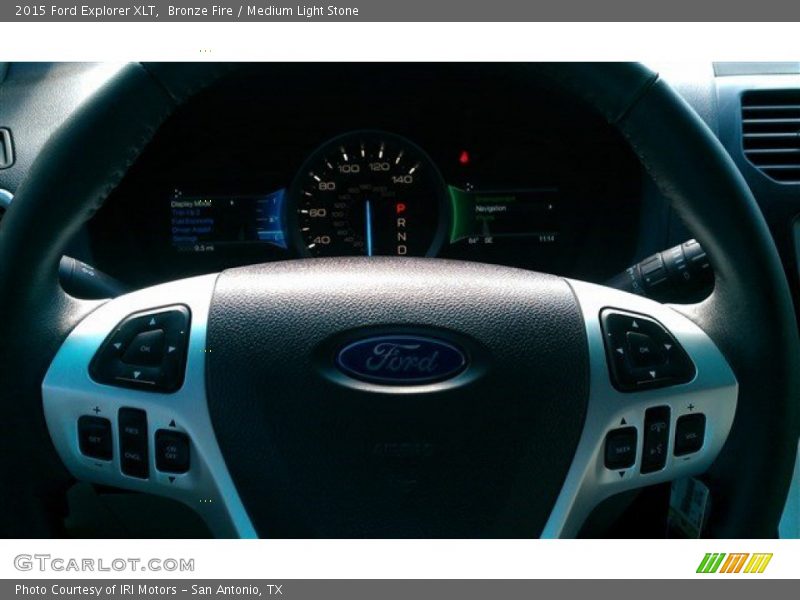 Bronze Fire / Medium Light Stone 2015 Ford Explorer XLT