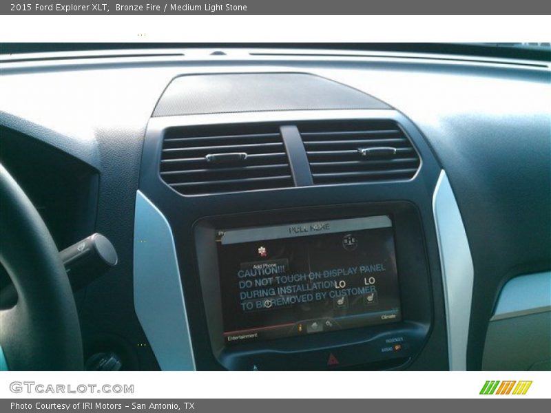 Bronze Fire / Medium Light Stone 2015 Ford Explorer XLT