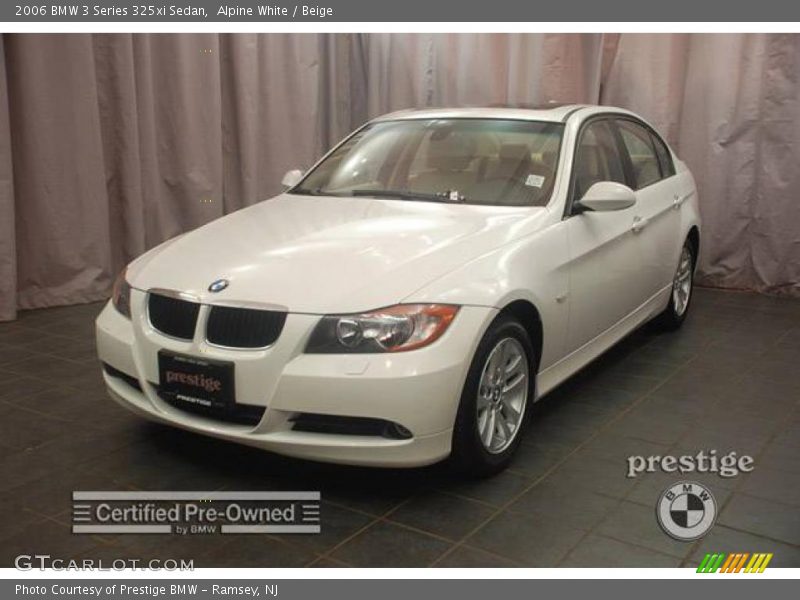 Alpine White / Beige 2006 BMW 3 Series 325xi Sedan