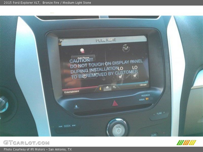 Bronze Fire / Medium Light Stone 2015 Ford Explorer XLT