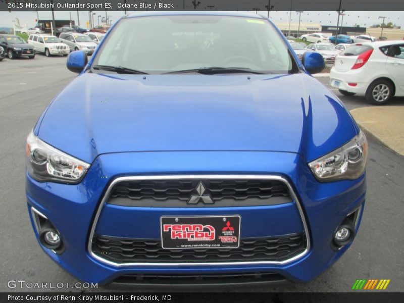 Octane Blue / Black 2015 Mitsubishi Outlander Sport ES