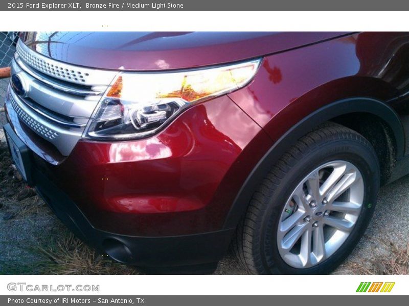 Bronze Fire / Medium Light Stone 2015 Ford Explorer XLT