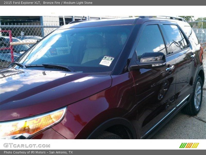 Bronze Fire / Medium Light Stone 2015 Ford Explorer XLT