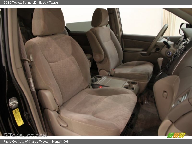 Black / Taupe 2010 Toyota Sienna LE