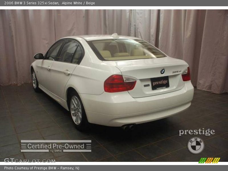 Alpine White / Beige 2006 BMW 3 Series 325xi Sedan