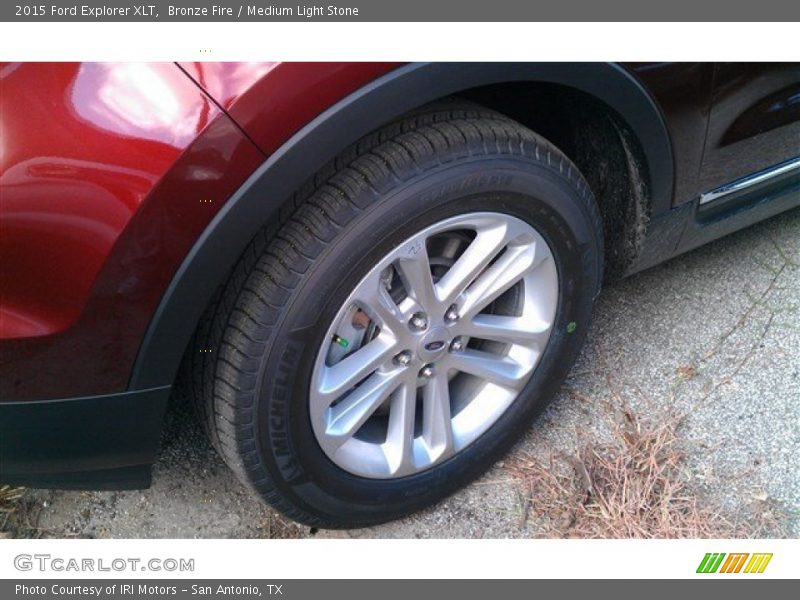 Bronze Fire / Medium Light Stone 2015 Ford Explorer XLT