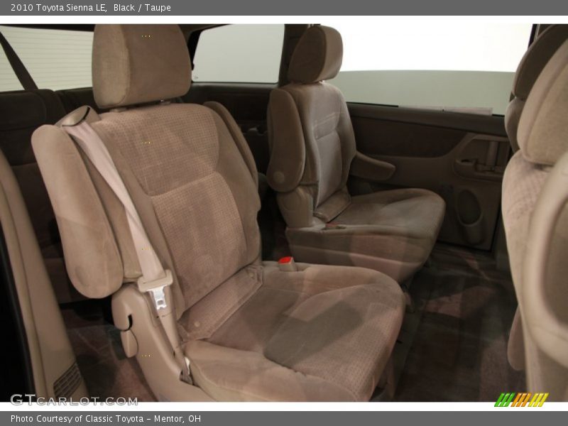 Black / Taupe 2010 Toyota Sienna LE