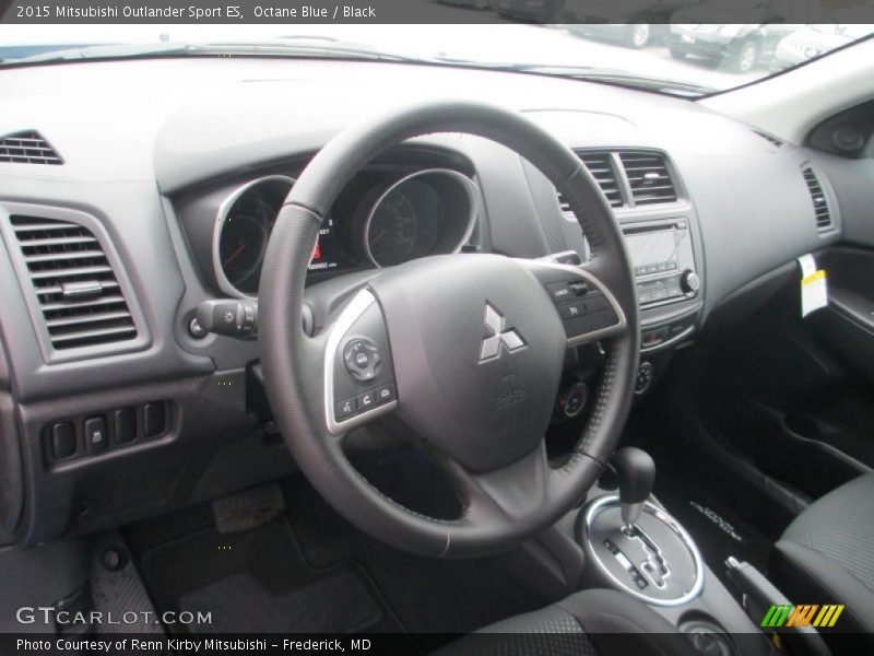 Octane Blue / Black 2015 Mitsubishi Outlander Sport ES